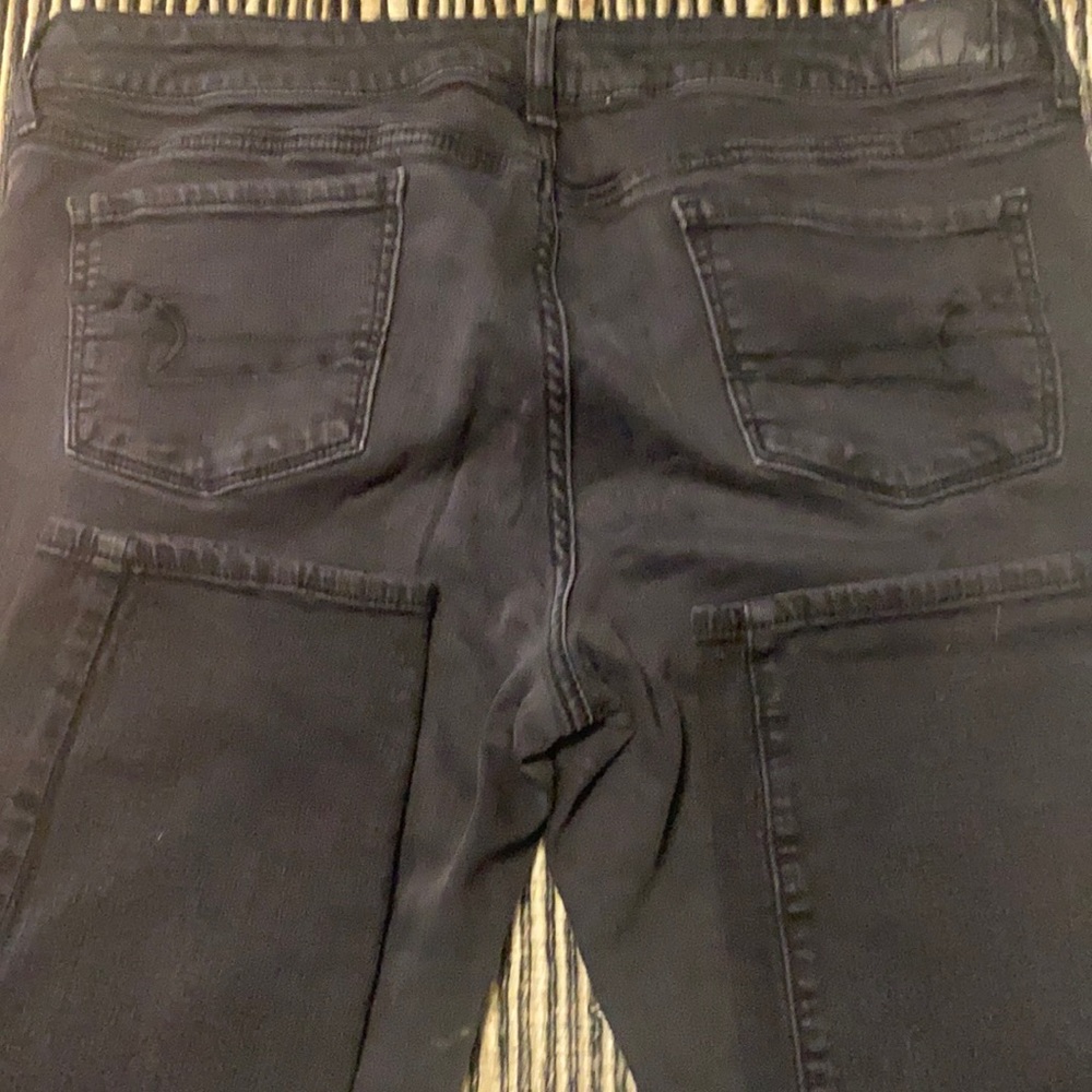 Black skinny American Eagle 16 Long GUC